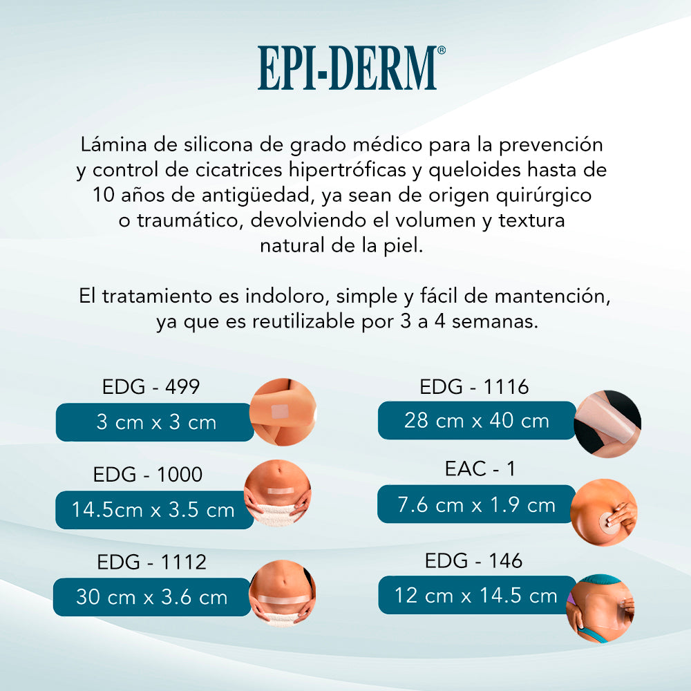 PACK TRIO EPIDERM EDG-1000 (14.5 X 3.5CM)