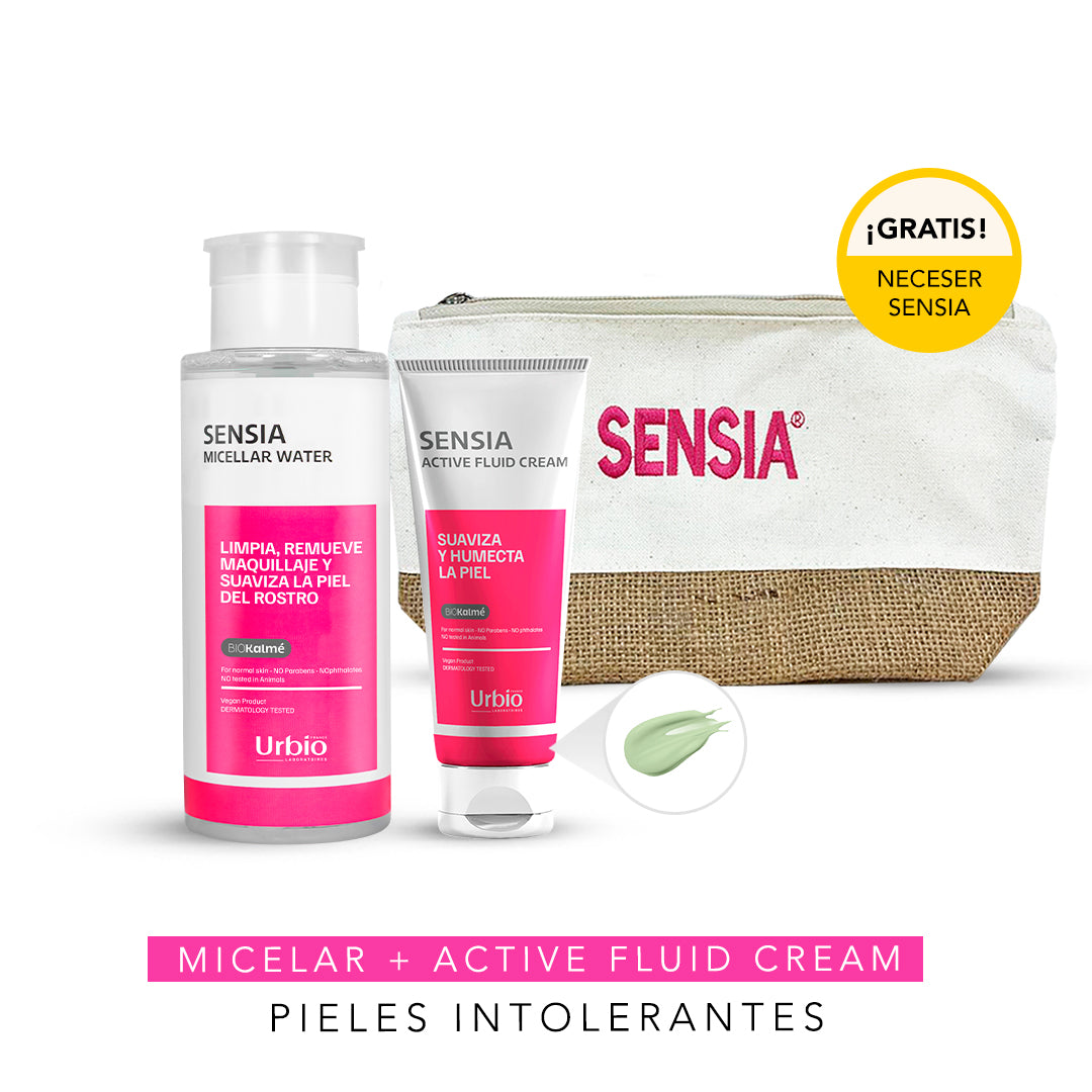 PACK SENSIA ACTIVE FLUID CR 40ML + MICELLAR W. 300ML
