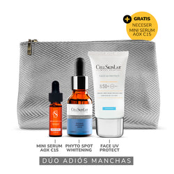 Dúo Adiós manchas (phyto spot whitening + face uv)