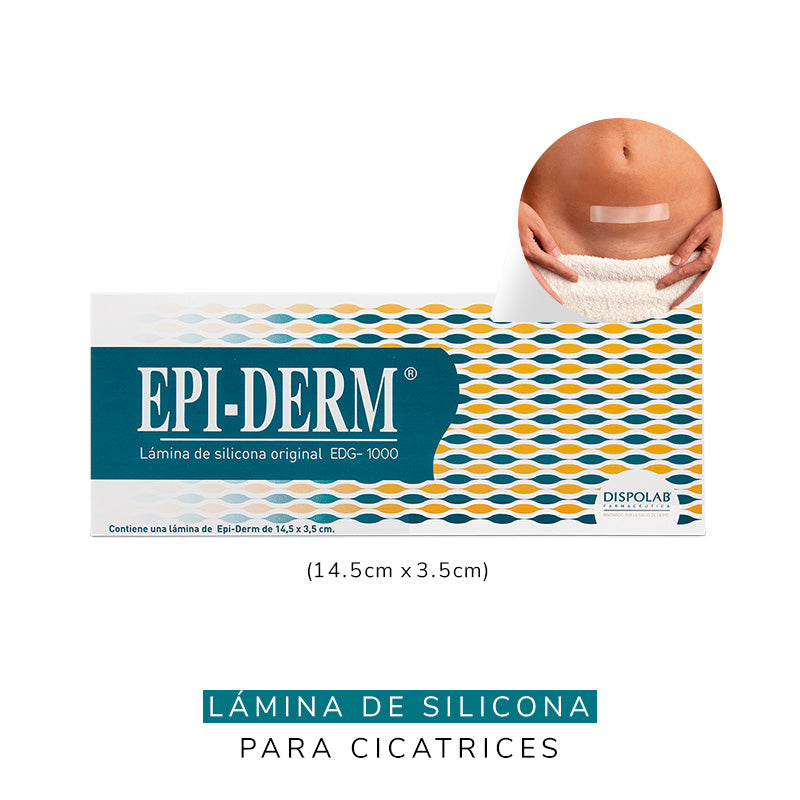 EPIDERM EDG -1000 LÁMINA DE SILICONA 14.5 X 3.5 CM – Essential Store